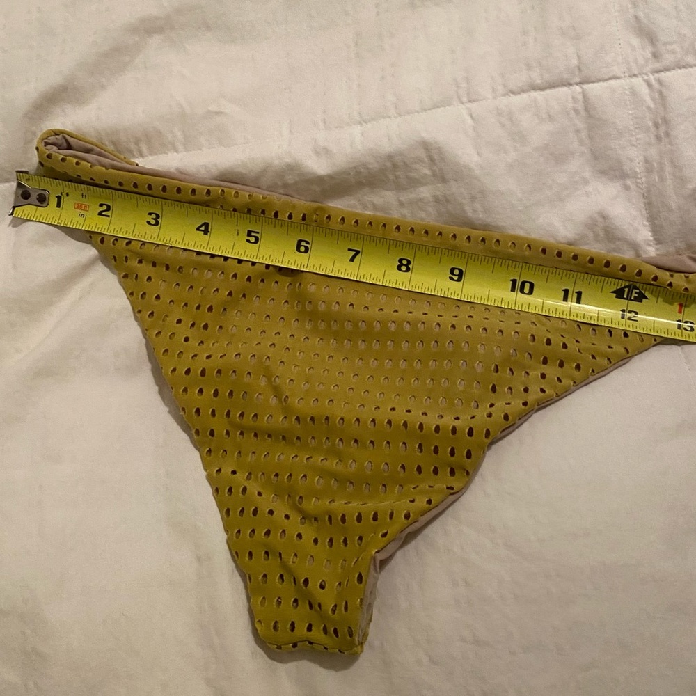 Acacia swimwear Yellow Eyelet Bikini Set - Picture 10 of 10